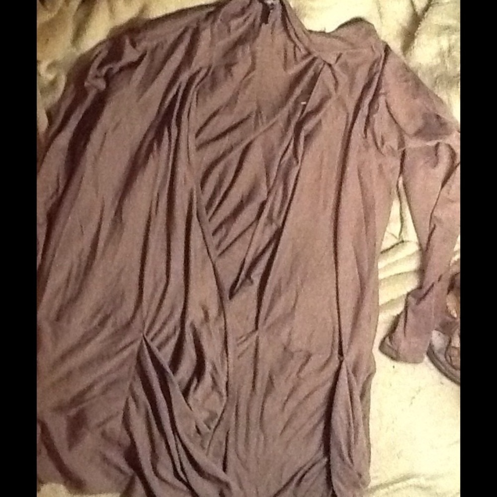 Slouchy Open Front Cardigan